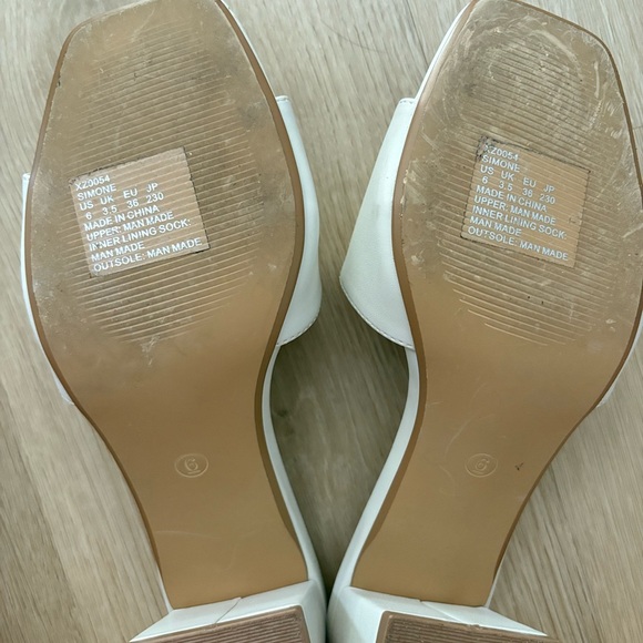 Women’s Low Block Chunky Heeled Mules/Heels - Picture 6 of 7